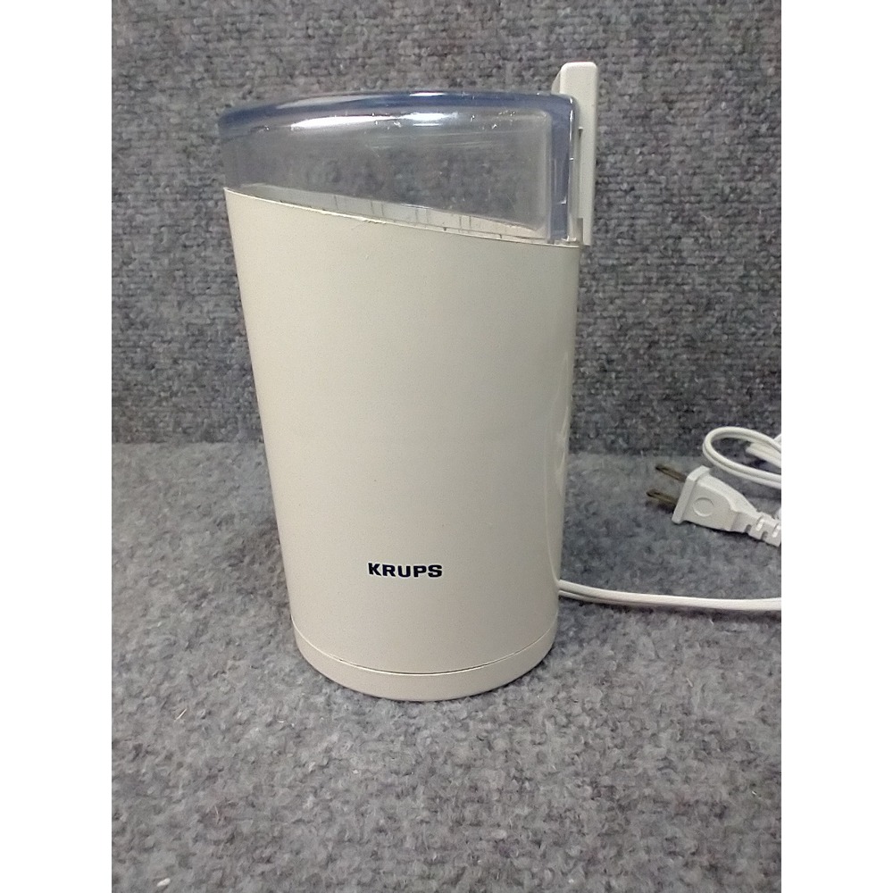 Krups Fast-Touch Coffee Mill Type 203 B White Electric Blade Grinder 160W 120V